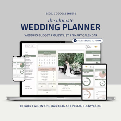 Ultimate Wedding Planner Spreadsheet