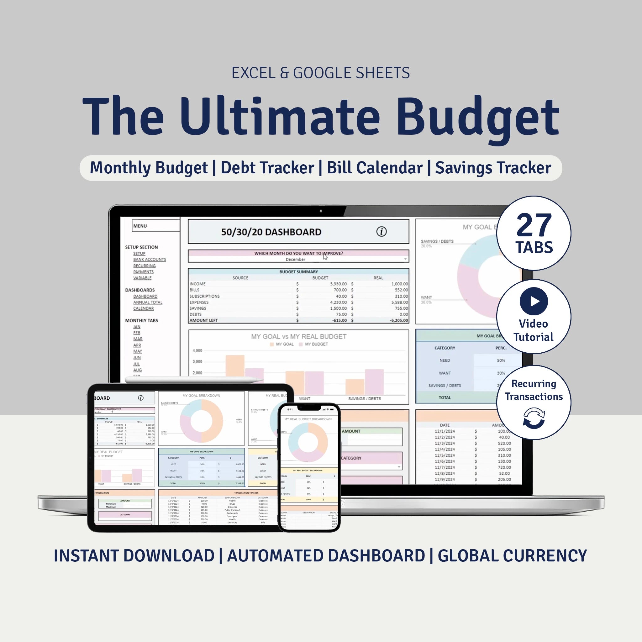 Ultimate Budget Spreadsheet